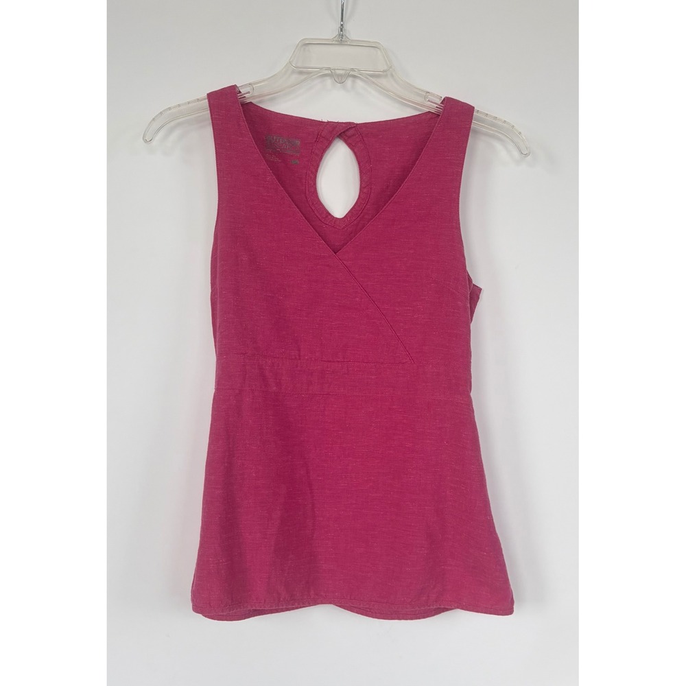 Outdoor Research Pink Hemp Organic Cotton Wrap Tank Top XS Minimalist Preppy